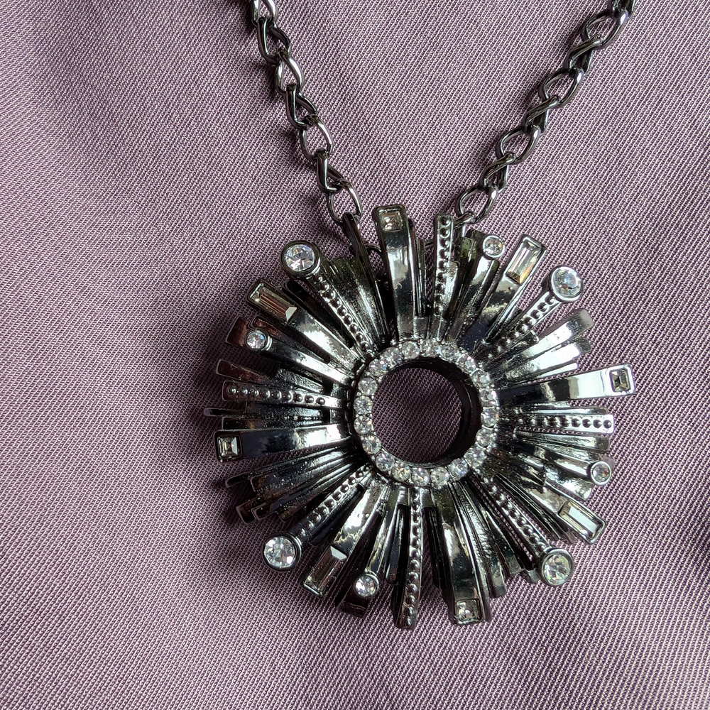 Lia Sophia Silver Radiant Star Necklace